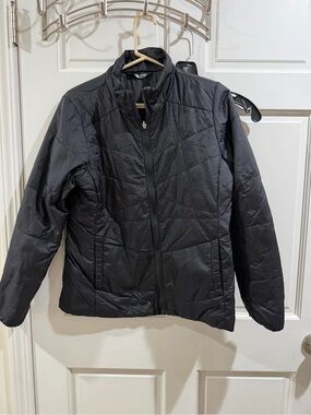 The North Face Black Quilted Jacket Size Large